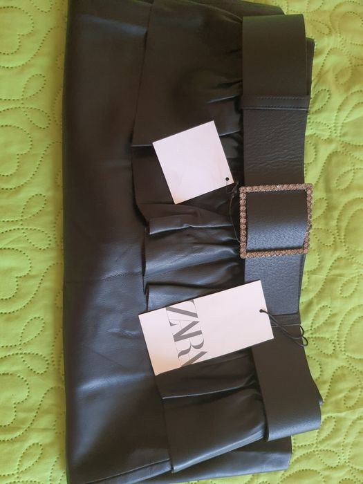 Спідниця шкіряна ZARA