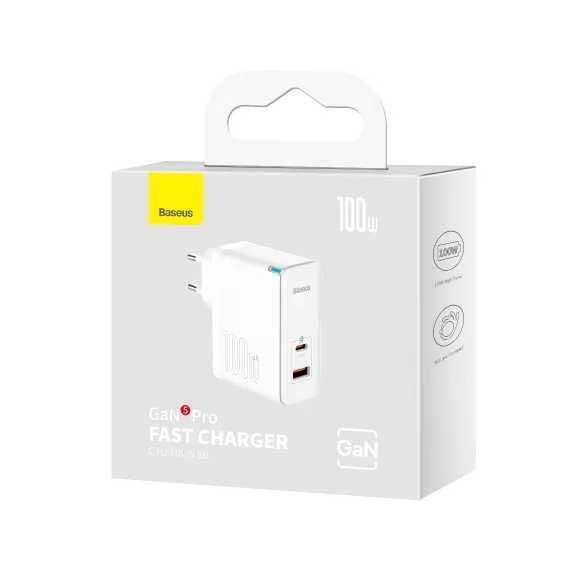 Сетевое зарядное устройство Baseus GaN5Pro FastCharger 100W USB+Type-C