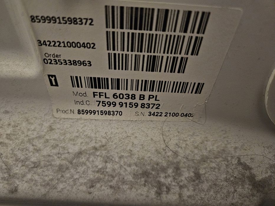 Pralka whirlpool FFL 6038 uszkodzona