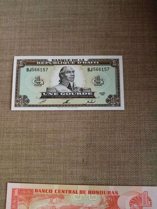 REPUBLIQE D´HAITI 1 Nota nova NÃO CIRCULADAS, conforme asfotos