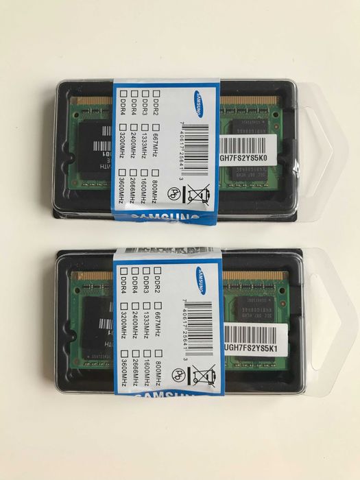 Pamięć do laptopa RAM Samsung DDR3 1066MHz 2x2GB