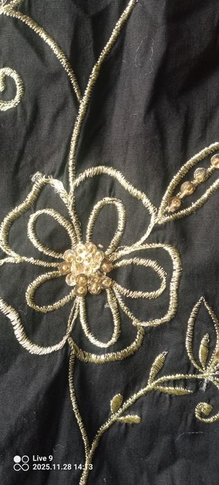 Sukienka damska na ramiączkach, rozmiar S, pachy  35 cm