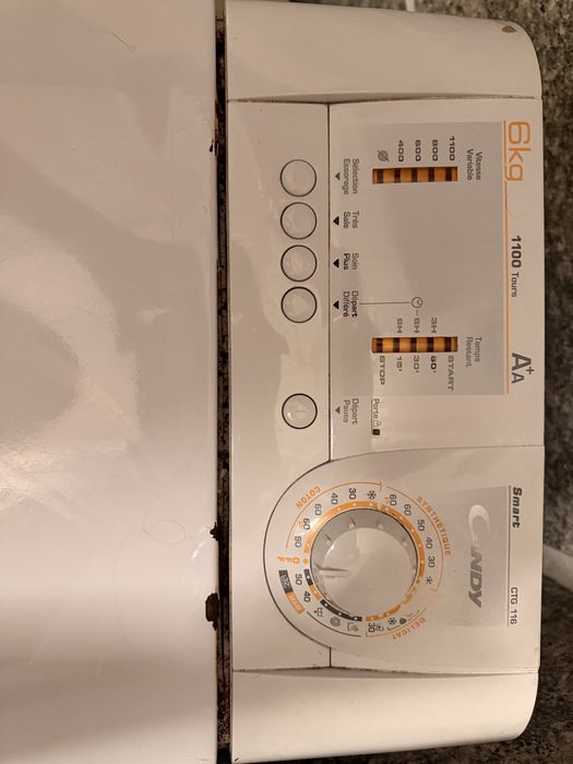 Máquina de Lavar Roupa Candy Smart CTG 116 – 6 kg | 1100 rpm