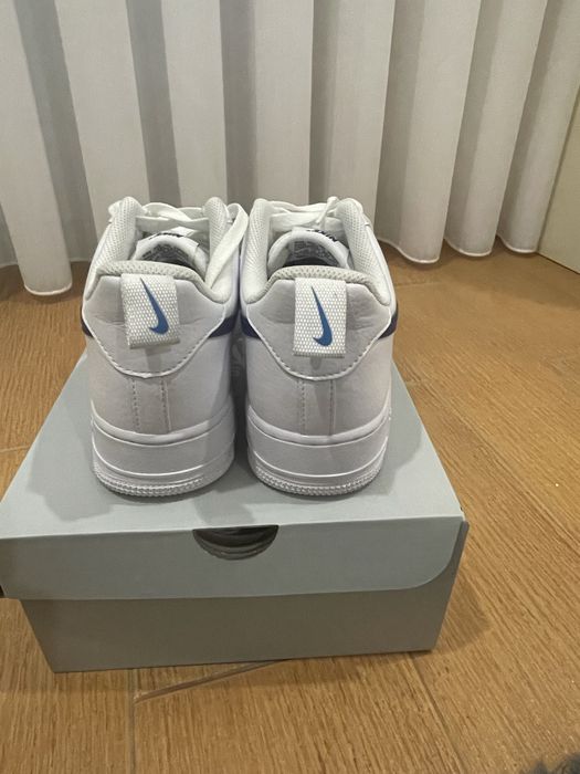 Air force 1 com logo azul