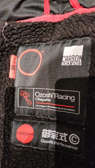 Kurtka Ozoshi czarna M Carbon black series