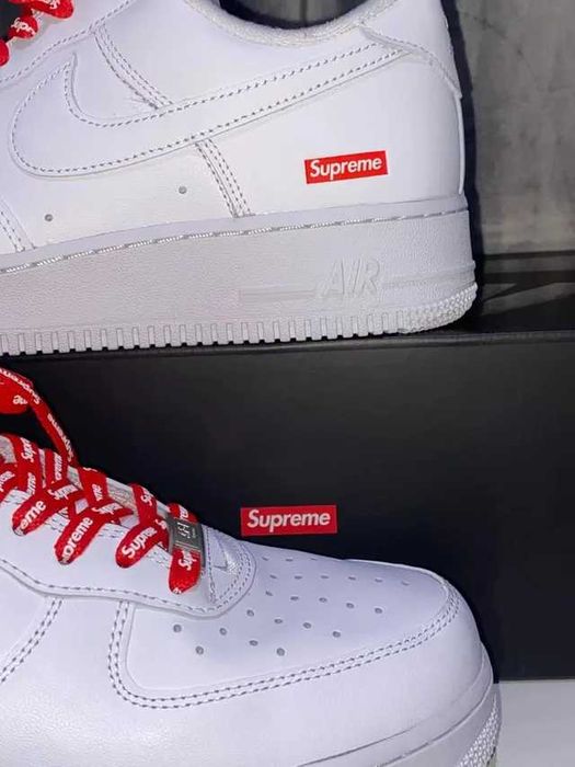 Nike Air Force 1 Low Supreme White R.38