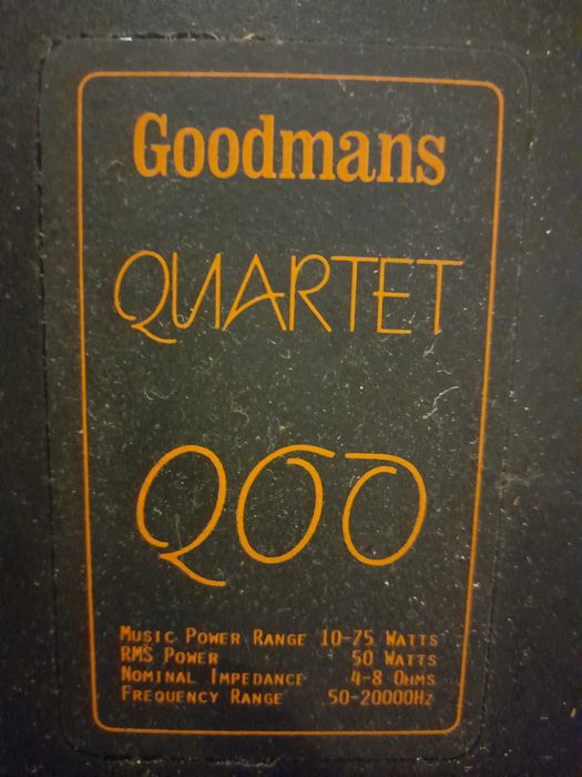 Colunas de som "Goodmans"