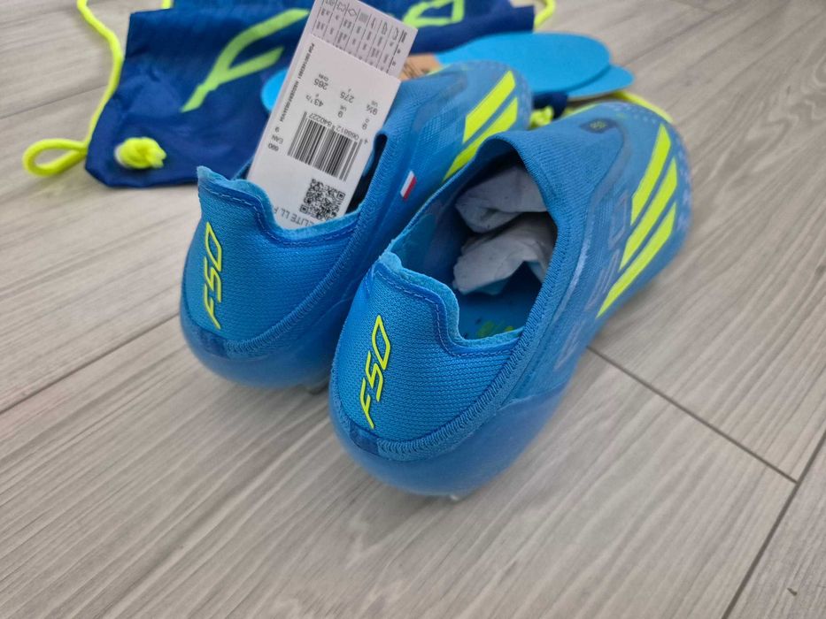 Profesjonalne korki adidas F50 Elite LL FG Ice Cold Precision JR6461 rozmiar 43 1/3