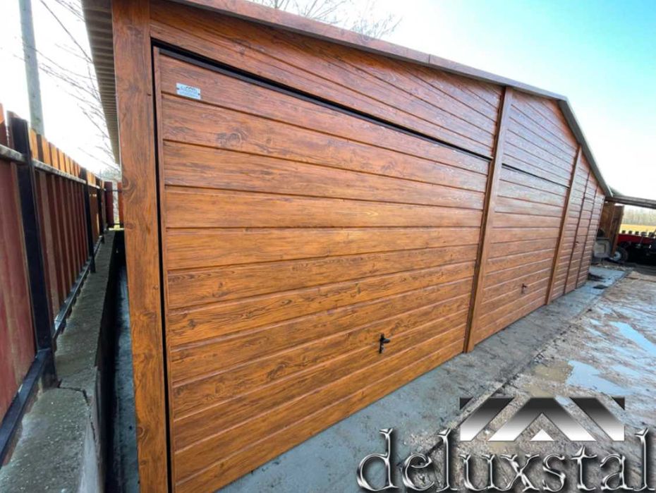 Garaze blaszane garaz poziom profil 9x6,9x5