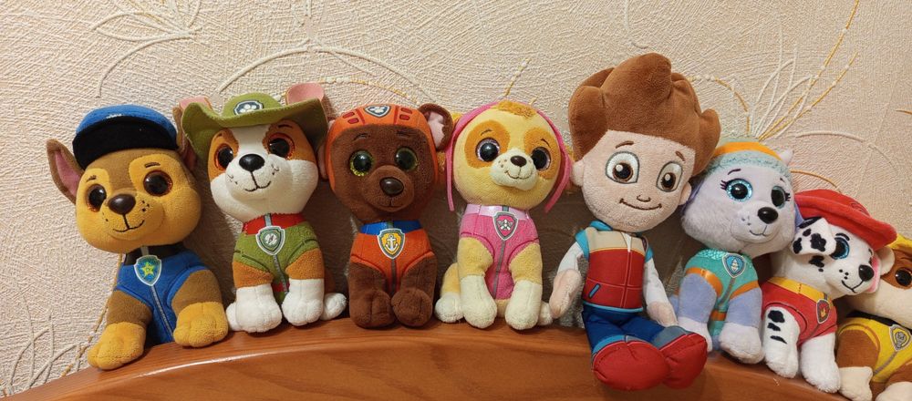 Щенячий патруль Глазастики Оригинал Мягкие игрушки фирма Ty