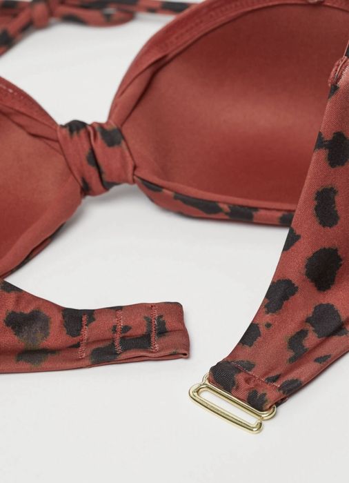Купальний ліф леопардовий H&M