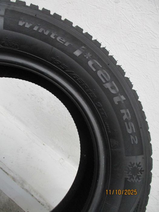 1x 195/65r15Hankook Winter Icept RS2  8mm. 21r.
