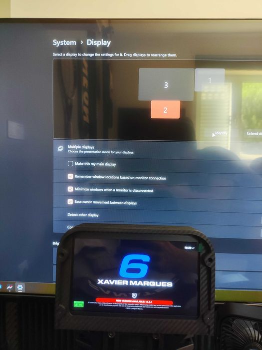 Ecrã DDU 7'' SimRacing