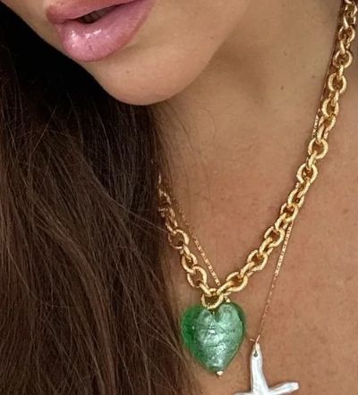 HRH Collection Green Heart Necklace АКЦІЯ!!! ДО 1 ТРАВНЯ!!! ЗНИЖКА 5%