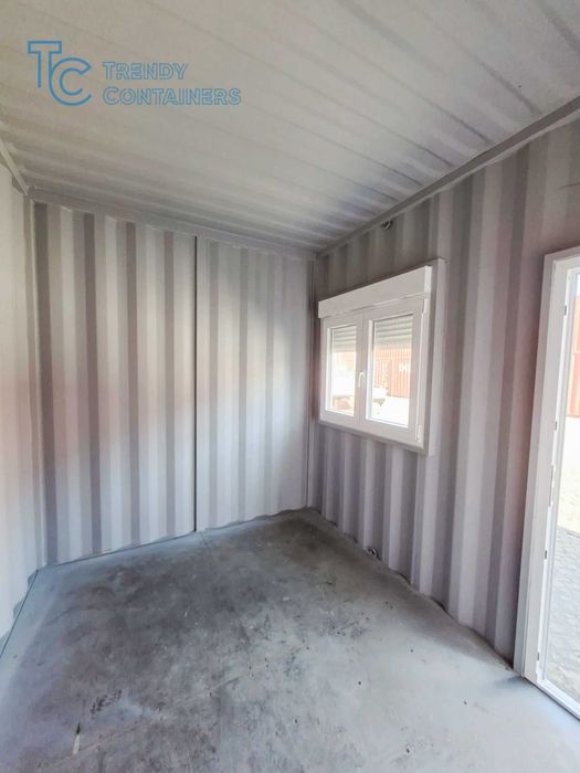 Contentor escritório 3m -  Porta e Janela PVC