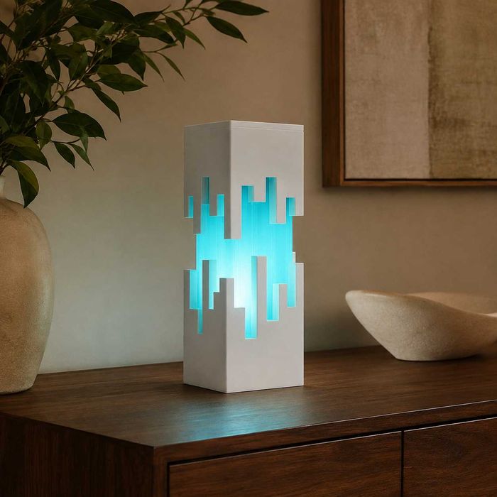 Prism Lamp Decorativa Multicolor com Comando
