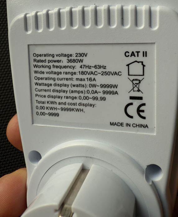 Цифровий лічильник вольтметр ваттметр