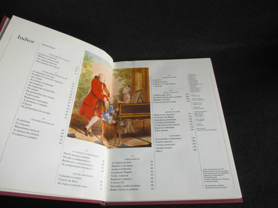 Livro O Livro da Música Keith Spence Círculo de Leitores