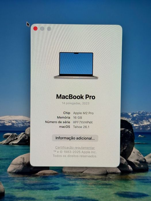 Apple MacBook Pro 14" - M2 Pro - 16GB RAM/512GB SSD - com Garantia!