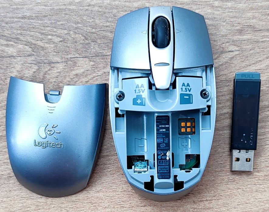 Myszka bezprzewodowa Logitech V200 M-RBK938 komputerowa do laptopa ...