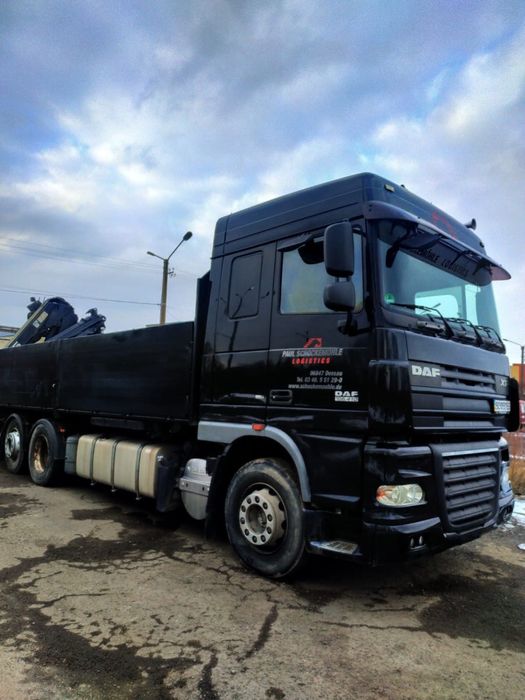 Daf xf 105 маніпулятор + причіп