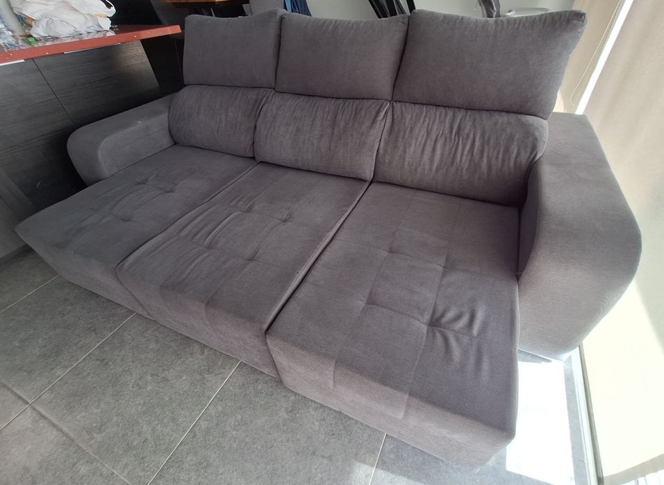 Sofá-cama DUBAI cinza — recolha de 4 a 10 de janeiro
