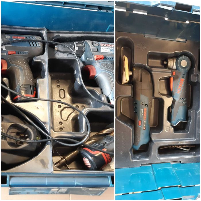 Bosch zestaw narzędzi z walizką /wielofunkcyjne, wiertarki, zakrętarka