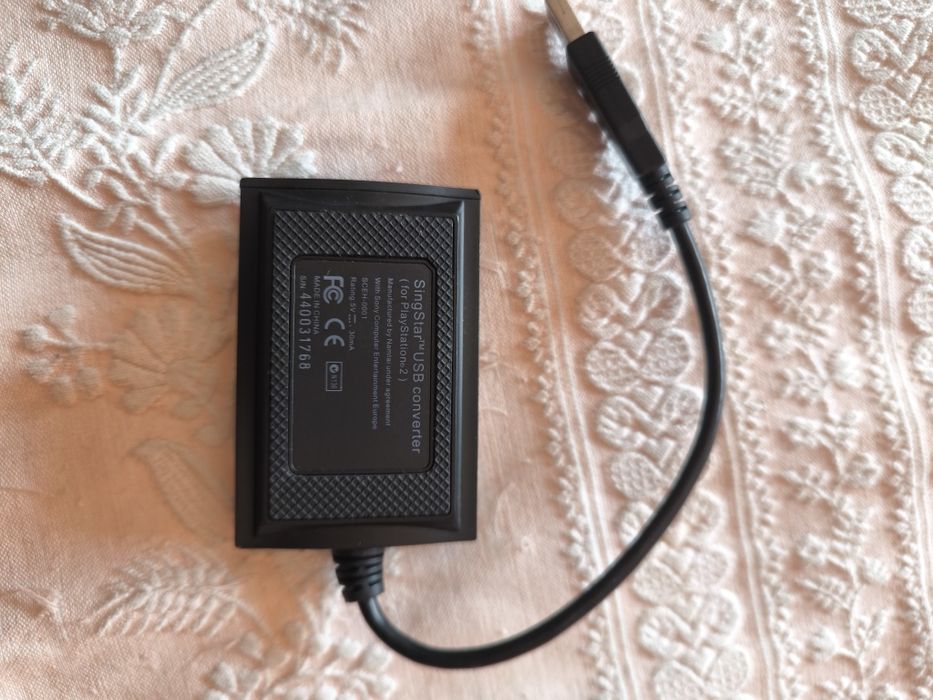 Microfones Singstar PS2 com Receptor