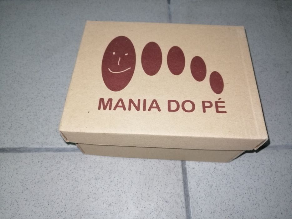 Sapato de bebé azul com pala Mania do Pé