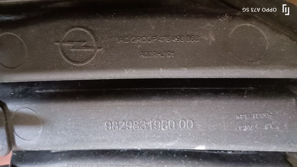 Grelha Opel corsa F frente para choques