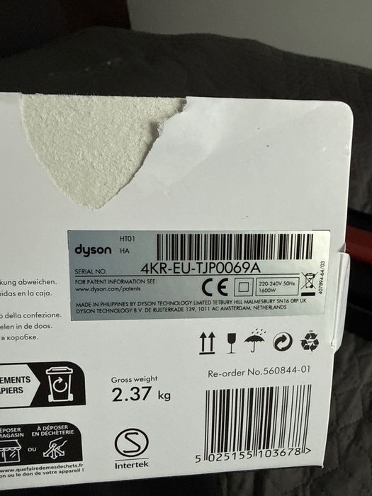 Dyson Airstrait рожевий офіційний