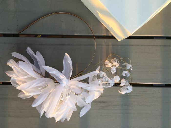 ozdoba na głowę opaska Snowdrop Decolove