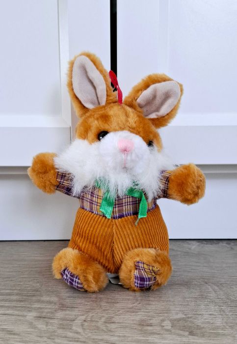Maskotka pluszak ZAJĄC / KRÓLIK wielkanocny 19 cm