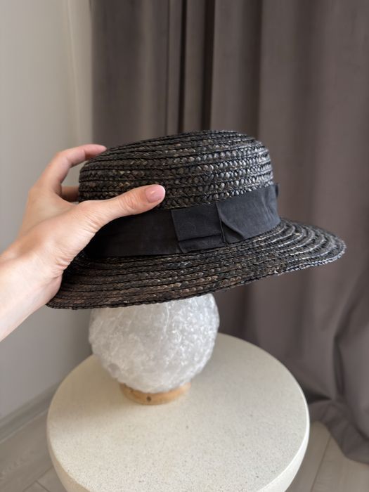 Соломенная шляпа канотье Zara