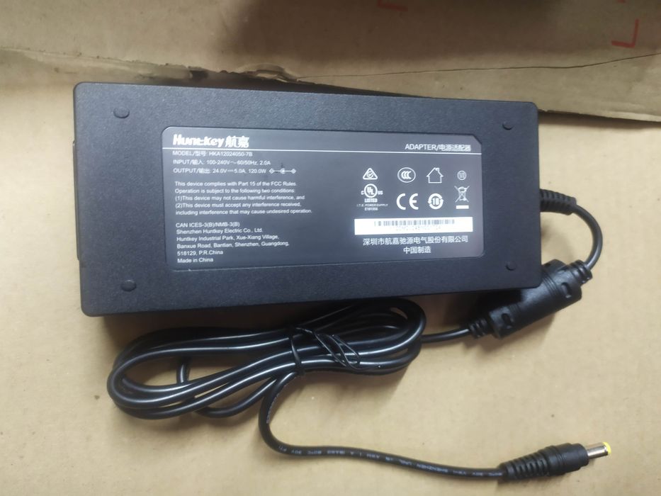 Електрошрот 24V 5A 120W 5.5x2.5 новий блок живлення зарядне питания