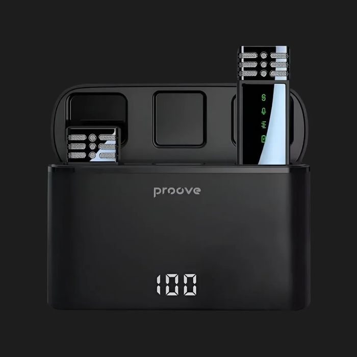 Бездротовий петличний мікрофон Proove Record лайтінг