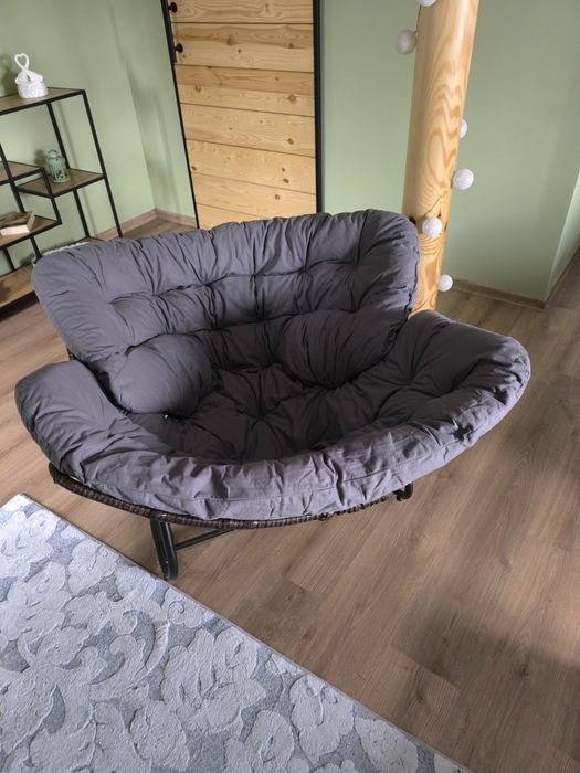 Fotel bujany technorattan