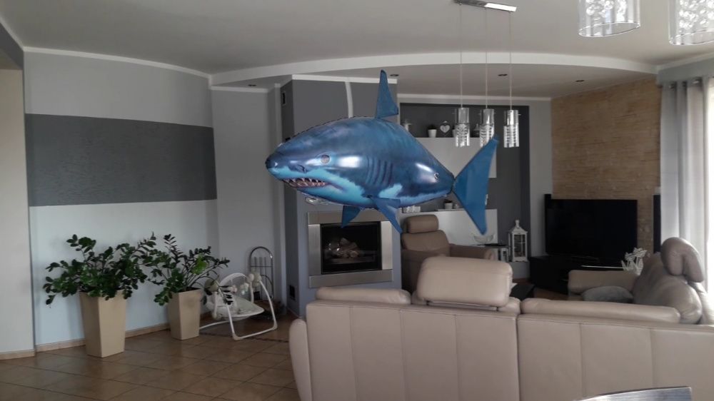 Air Swimmers, Balon Latająca ryba Nemo i Rekin, sterowana zabawka