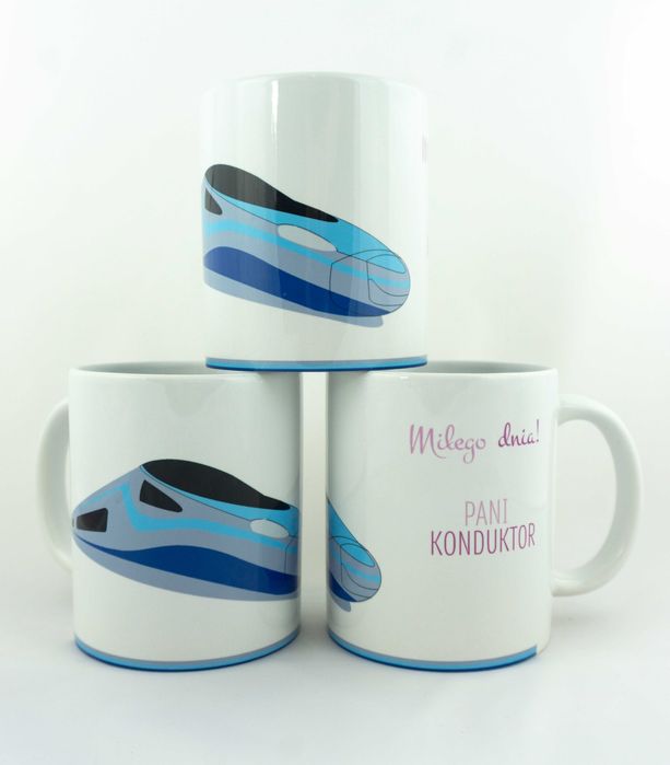 Kubek z PENDOLINO - konduktor PKP Intercity