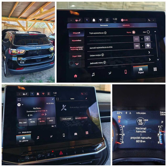 Konwersja Polonizacja Jeep Chrysler Dodge uConnect