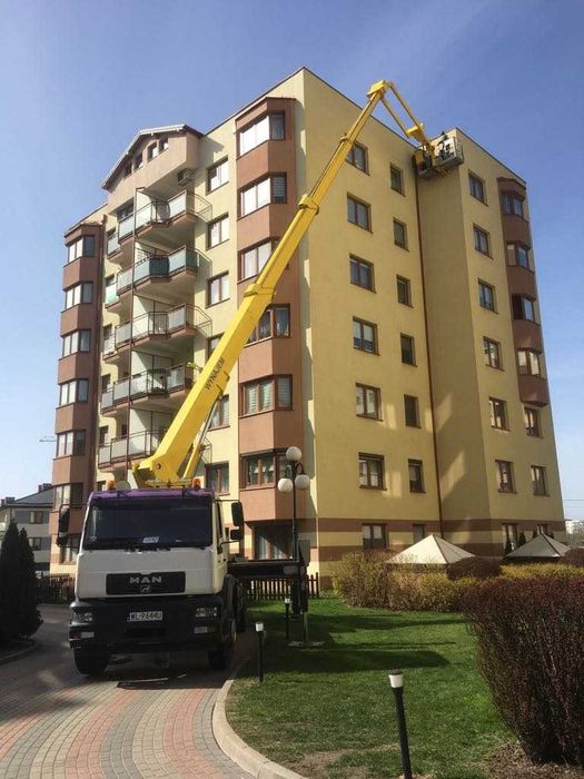 Wynajmę podnośnik koszowy 20m, 25m, 30m, 35m, 45m
