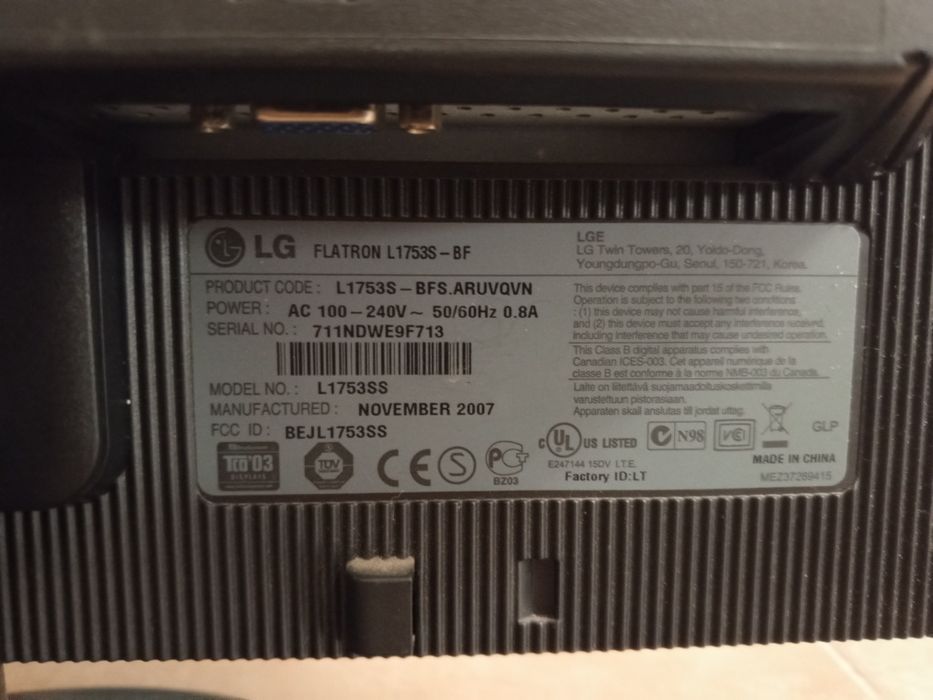 Монитор LG для компьютера