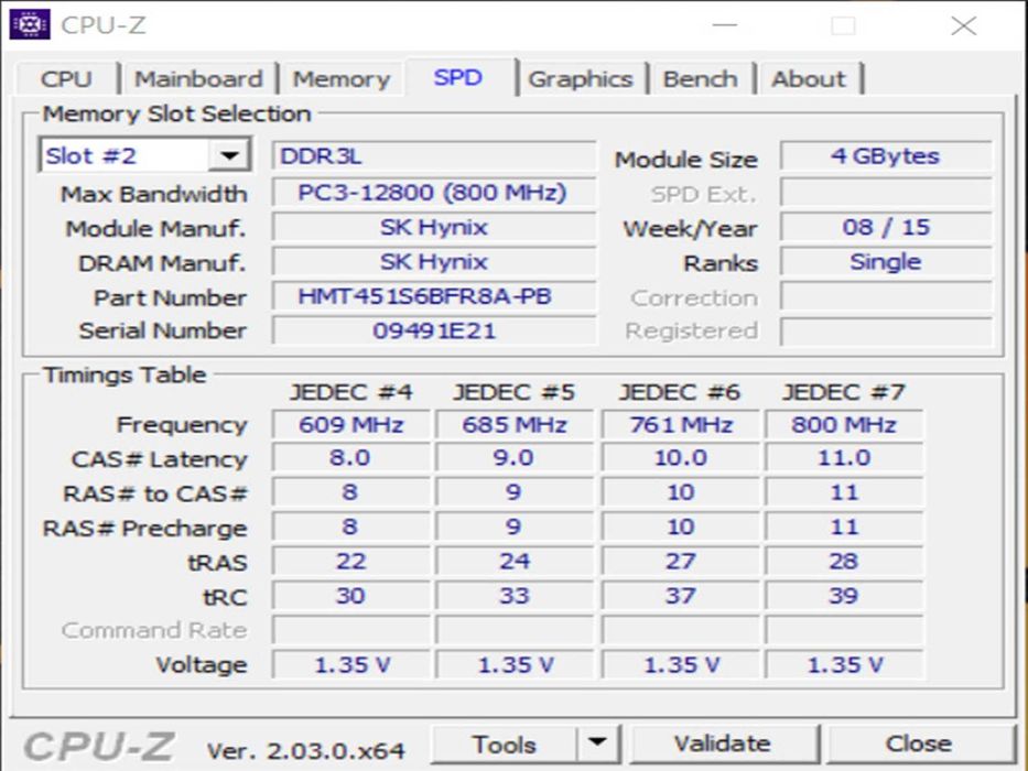 DDR3 8GB HyniX 12800 L