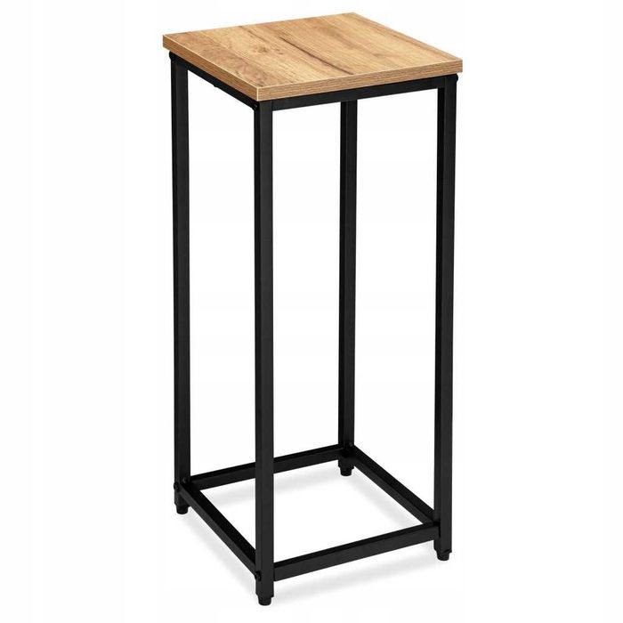 Kwietnik stojący metalowy Arben 63cm czarny craft loft