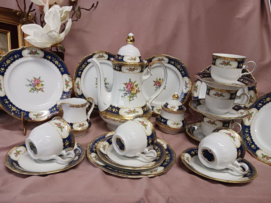 Serwis kawowy Winterling Maria Louise kobalt