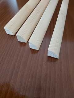 listwa drewniana 20 mm ćwierćwałek wypukły gładki wykończeniowy świerk