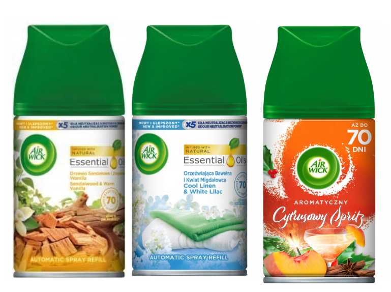 Air wick odświeżacz powietrza zapas 250 ml x3 MIX zapachów