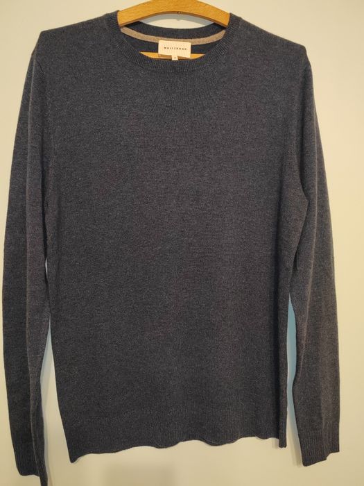 Sweter męski, granatowy, Wólczanka