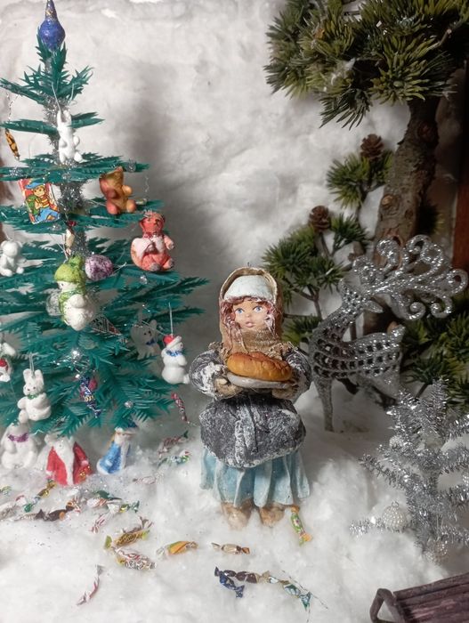 Новогодние игрушки из ваты,500