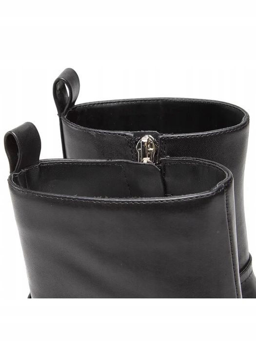 Guess 39 Buty Damskie Czarne Botki Skórzane Sabean Fl8Sbn Lea10 T1137